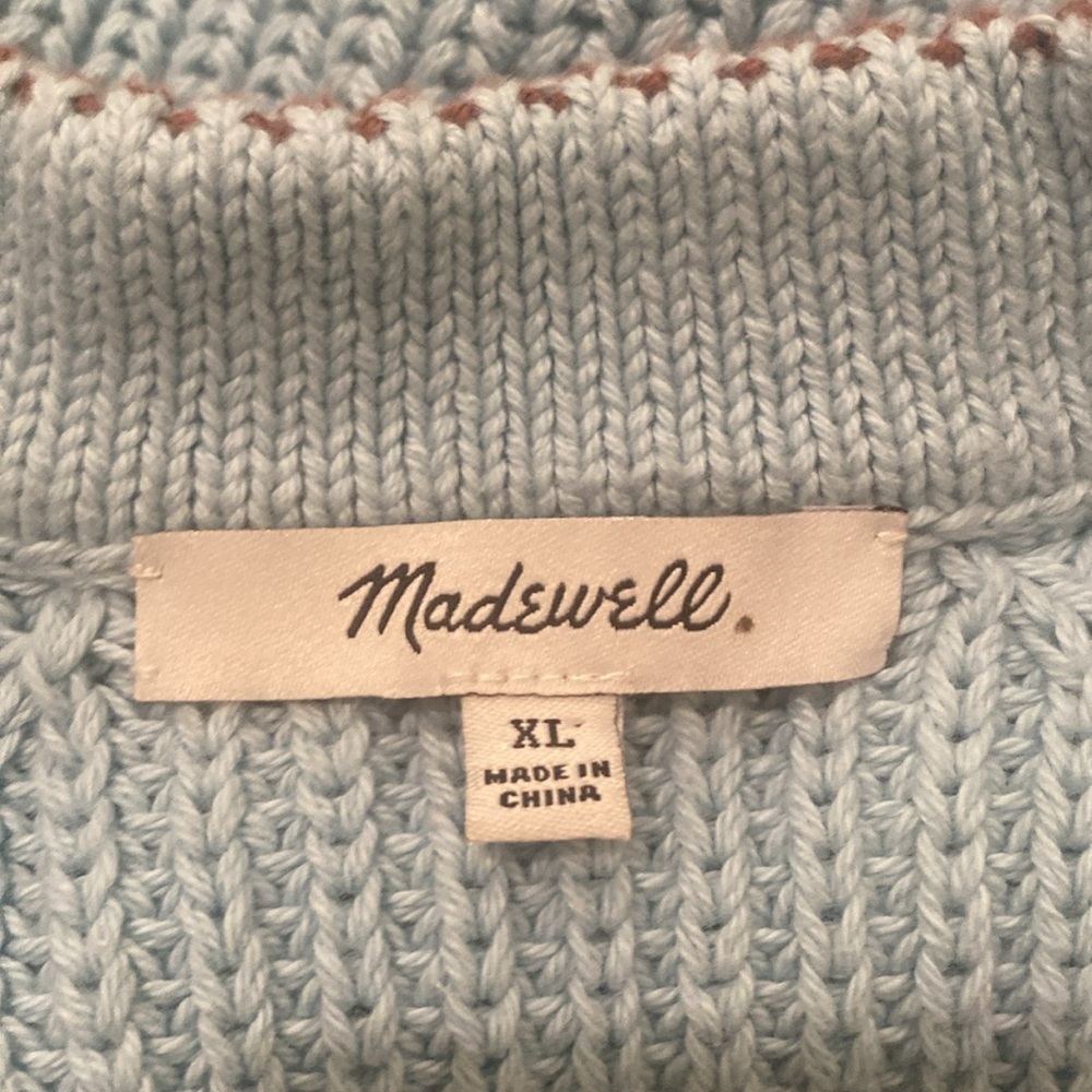 MADEWELL SLEEVELESS SWEATER/TOP NWOT - Picture 9 of 13